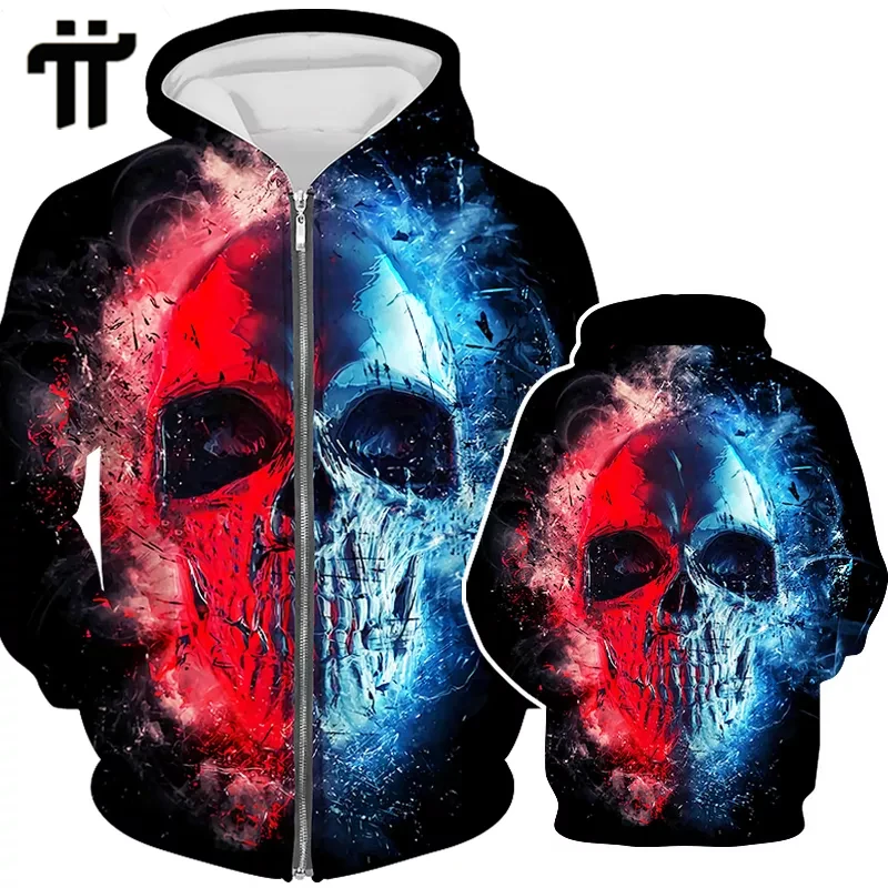 Casual Long Sleeve Zipper Jacket Hoodie Men Skull 3D Print Sweatshirt Coat Streetwear Hip Hop Pullover Plus Size Clothes Unisex
Casual Long Sleeve Zipper Jacket Hoodie Men Skull 3D Print Sweatshirt Coat Streetwear Hip Hop Pullover Plus Size Clothes Unisex