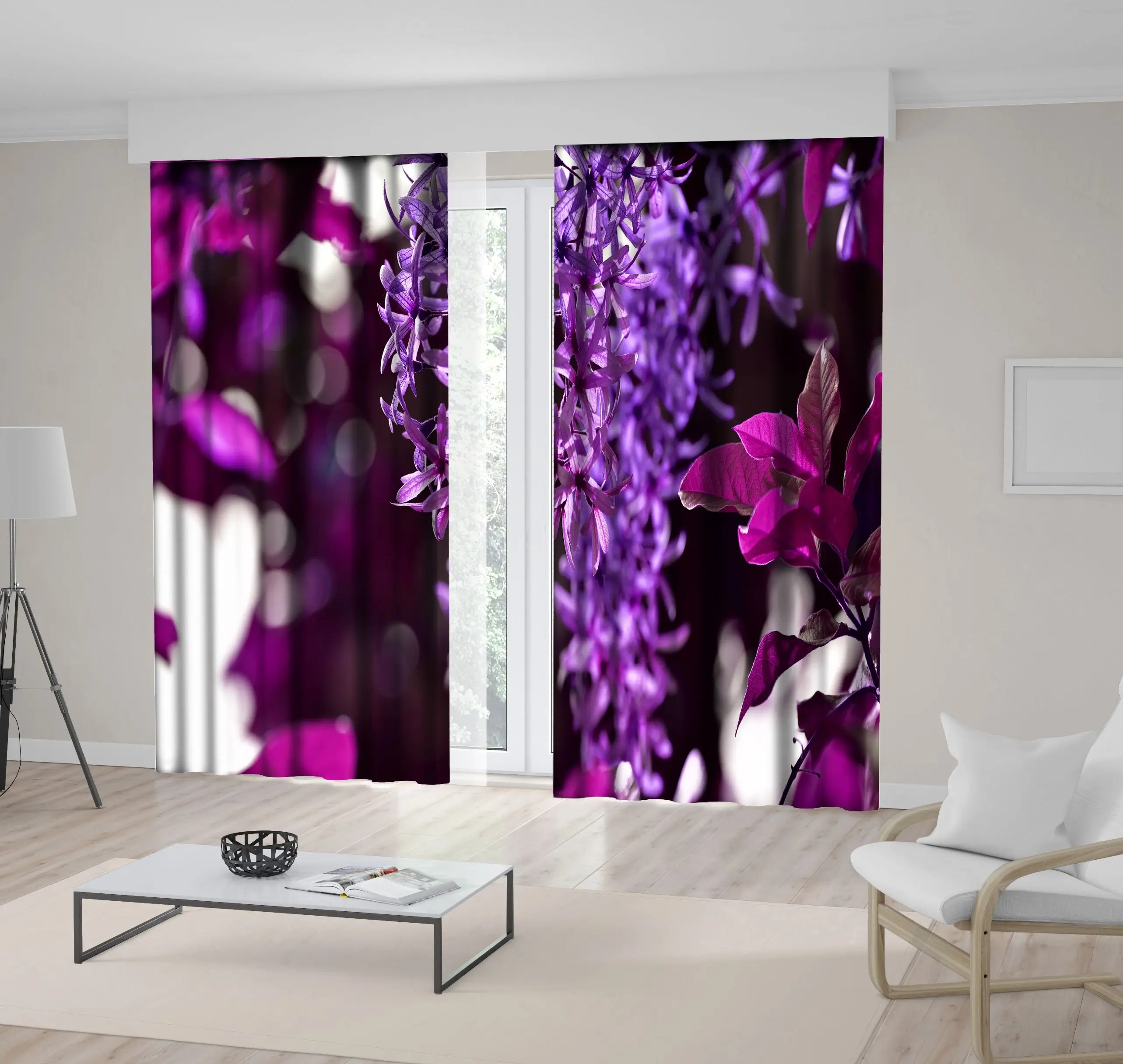 Curtain Bird Cherry Tree Branch in Forest Nature Wild Fruit Becomes Blurred Background Photo Printed Purple White
Curtain Bird Cherry Tree Branch in Forest Nature Wild Fruit Becomes Blurred Background Photo Printed Purple White
