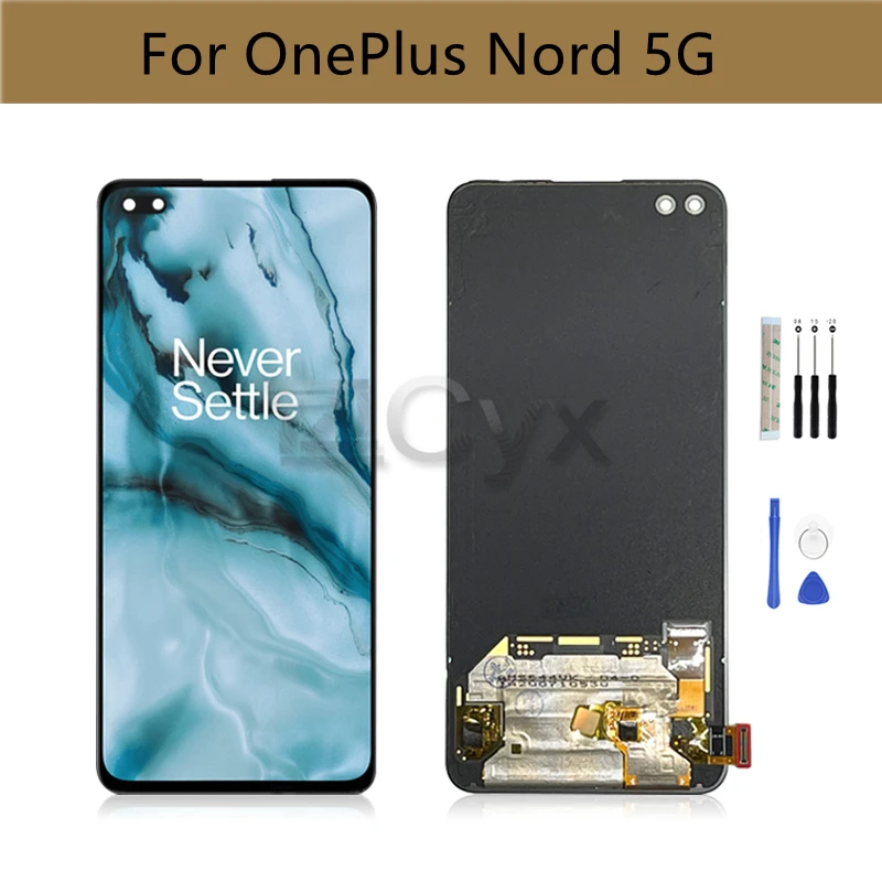 For Oneplus Nord 5g lcd For OnePlus 8 NORD Display Touch Screen Digitizer Assembly +Frame For Oneplus Z LCD Replacement Parts
For Oneplus Nord 5g lcd For OnePlus 8 NORD Display Touch Screen Digitizer Assembly +Frame For Oneplus Z LCD Replacement Parts