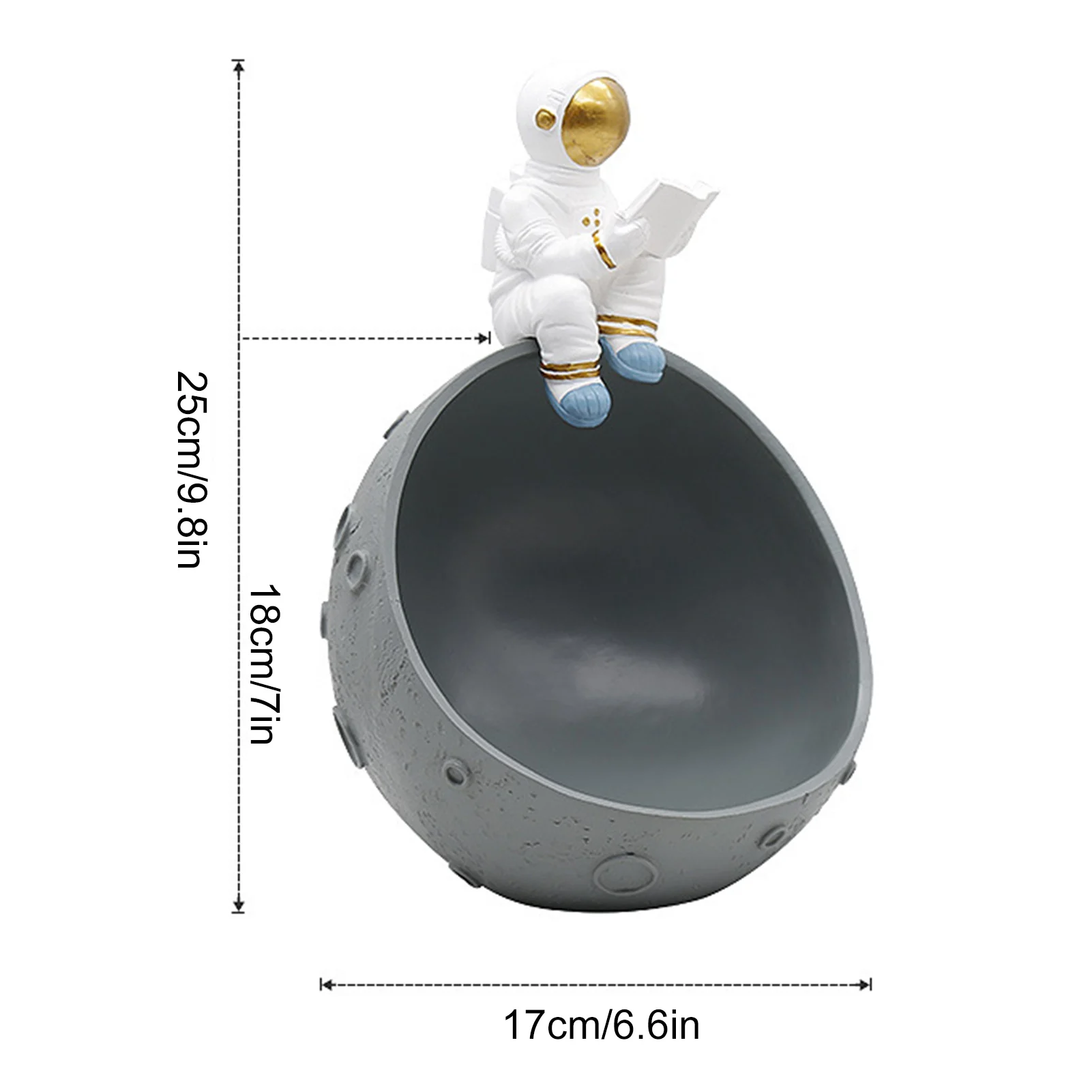 Creative Astronaut Decoration Storage Basket Lunar Surface Modern Living Room Candy Chocolate Storage Basket Decoration Crafts
Creative Astronaut Decoration Storage Basket Lunar Surface Modern Living Room Candy Chocolate Storage Basket Decoration Crafts