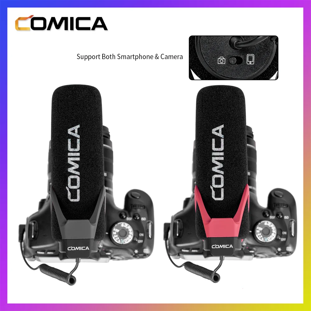 Comica CVM-V30 Lite On Camera Microphone, Phone Video Recording Mic for Canon Nikon Sony Fuji DSLR Cameras,Smartphone Microphone
Comica CVM-V30 Lite On Camera Microphone, Phone Video Recording Mic for Canon Nikon Sony Fuji DSLR Cameras,Smartphone Microphone
