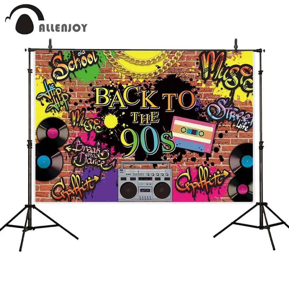 Allenjoy photography photo background back to school 80s 90s party Graffiti decoration photocall photophone party photozone prop
Allenjoy photography photo background back to school 80s 90s party Graffiti decoration photocall photophone party photozone prop