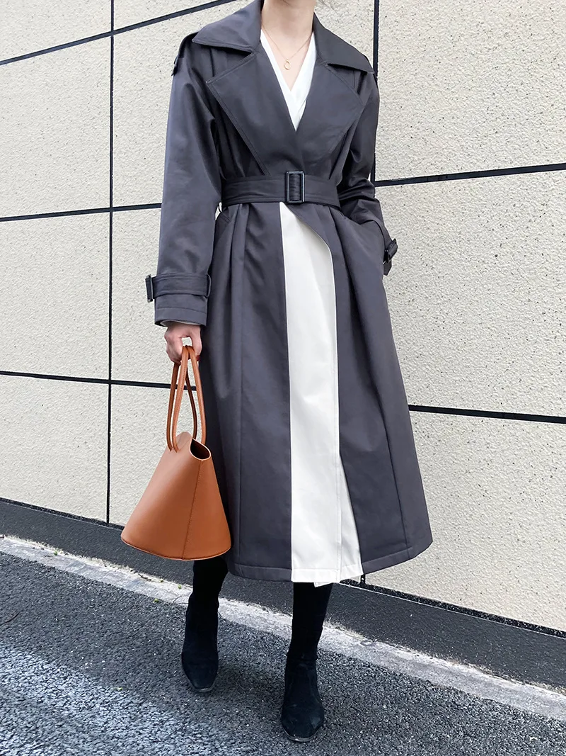 Obrix Casual Style Female Trendy Trench Straight Streetwear Fashion Vintage Outerwear For Women
Obrix Casual Style Female Trendy Trench Straight Streetwear Fashion Vintage Outerwear For Women