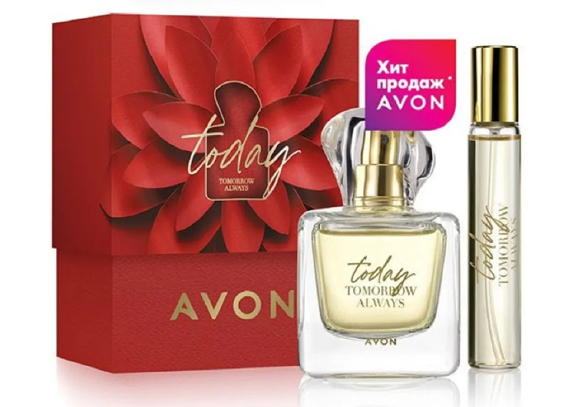AVON\ Набор парфюмерно-косметический TODAY для нее .Парфюмерная вода -50 и10 мл | Красота