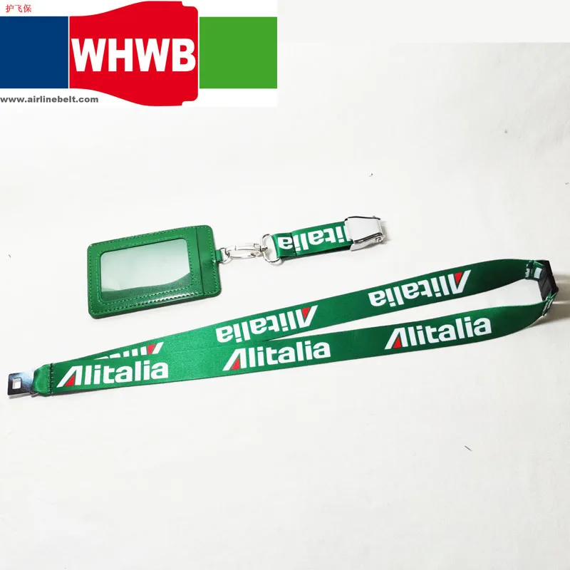 Италия airway alitalian авиационная пряжка ремешки с петлей и флагом мира ремень
