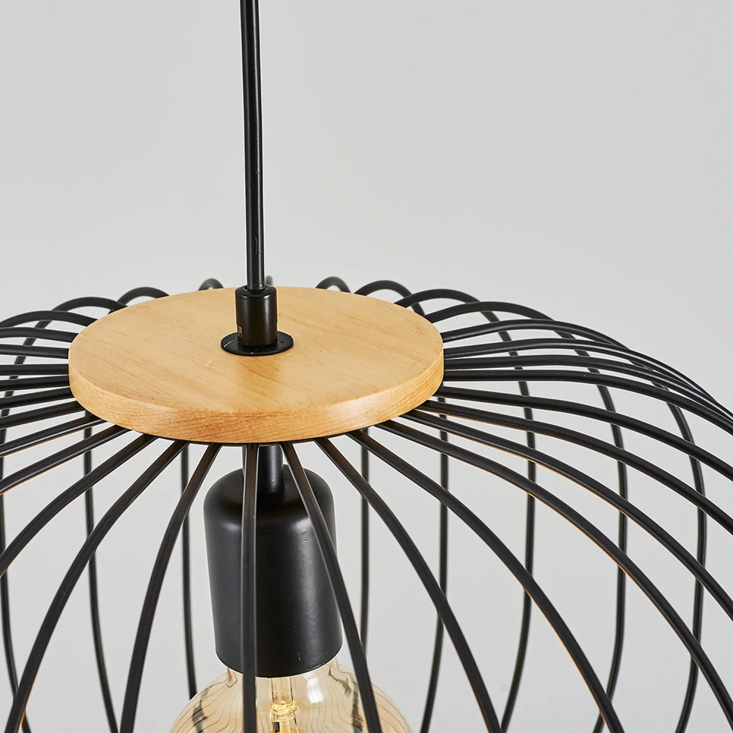 Medium Central Pendant Lighting Chandelier Matt Black Wood Oak Color Metal Body Iron Rustic Stylish Decorative
Medium Central Pendant Lighting Chandelier Matt Black Wood Oak Color Metal Body Iron Rustic Stylish Decorative