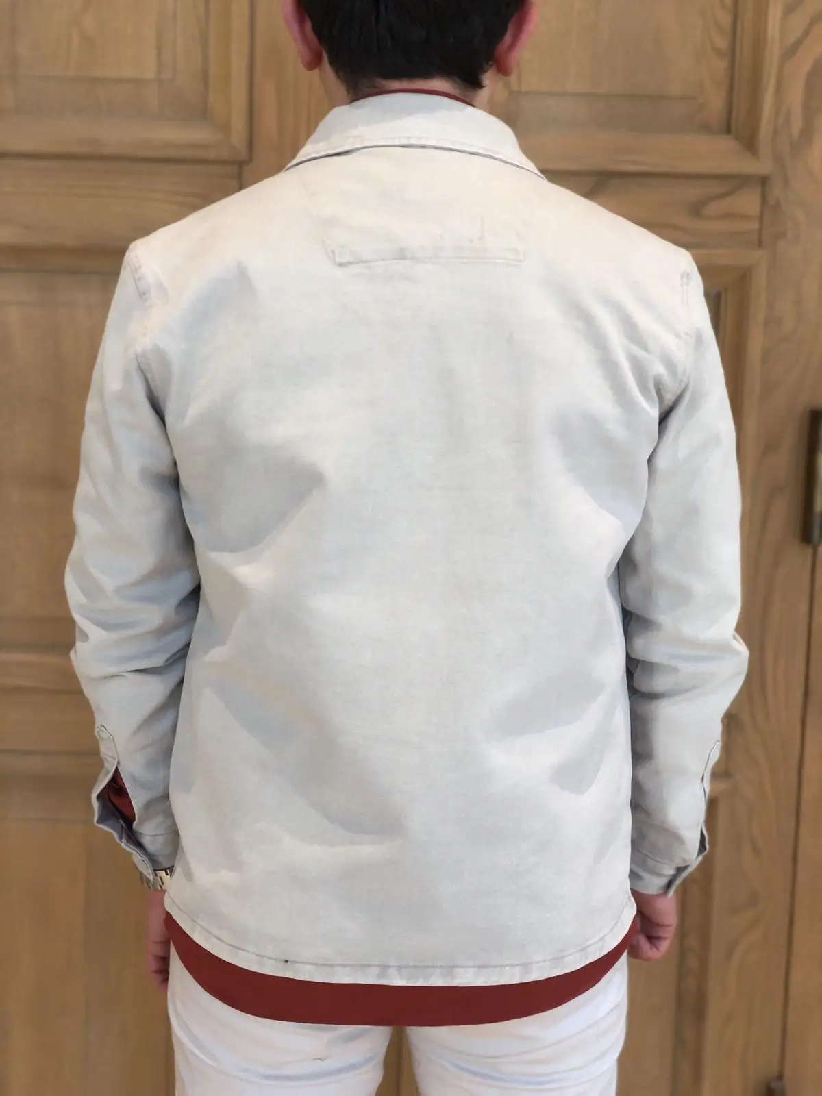 2021 spring summer new cream solid color slimfit quality casual men's denim jacket jean jacket jeans for men jacket men spring
2021 spring summer new cream solid color slimfit quality casual men's denim jacket jean jacket jeans for men jacket men spring