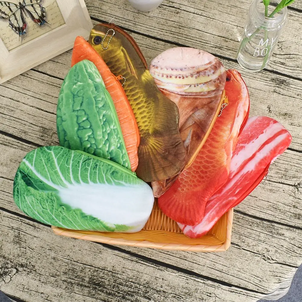 1Pcs Cute Funny Multicolor Simulations Vegetables Fish Pencil Pen Case Box Bag Children Students Kawaii Gifts School Supplies
1Pcs Cute Funny Multicolor Simulations Vegetables Fish Pencil Pen Case Box Bag Children Students Kawaii Gifts School Supplies