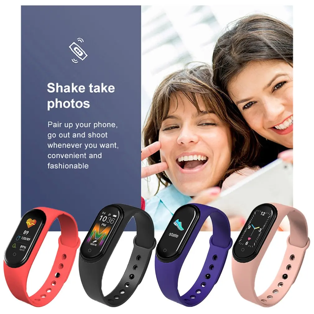 M5 Smart Fitness Bracelet Band With Measuring Pressure Pulse Meter Sport Activity Tracker Men Women Watch Wristband
M5 Smart Fitness Bracelet Band With Measuring Pressure Pulse Meter Sport Activity Tracker Men Women Watch Wristband