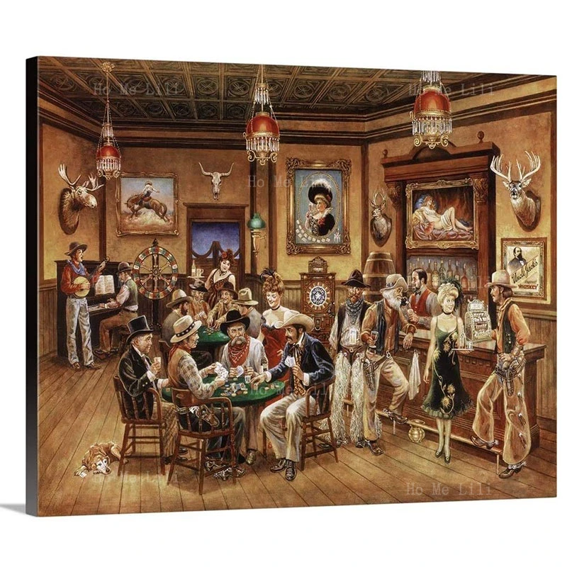 Western Saloon Country Artwork Print Canvas Wall Art For Livingroom Bedroom Home Decor
Western Saloon Country Artwork Print Canvas Wall Art For Livingroom Bedroom Home Decor