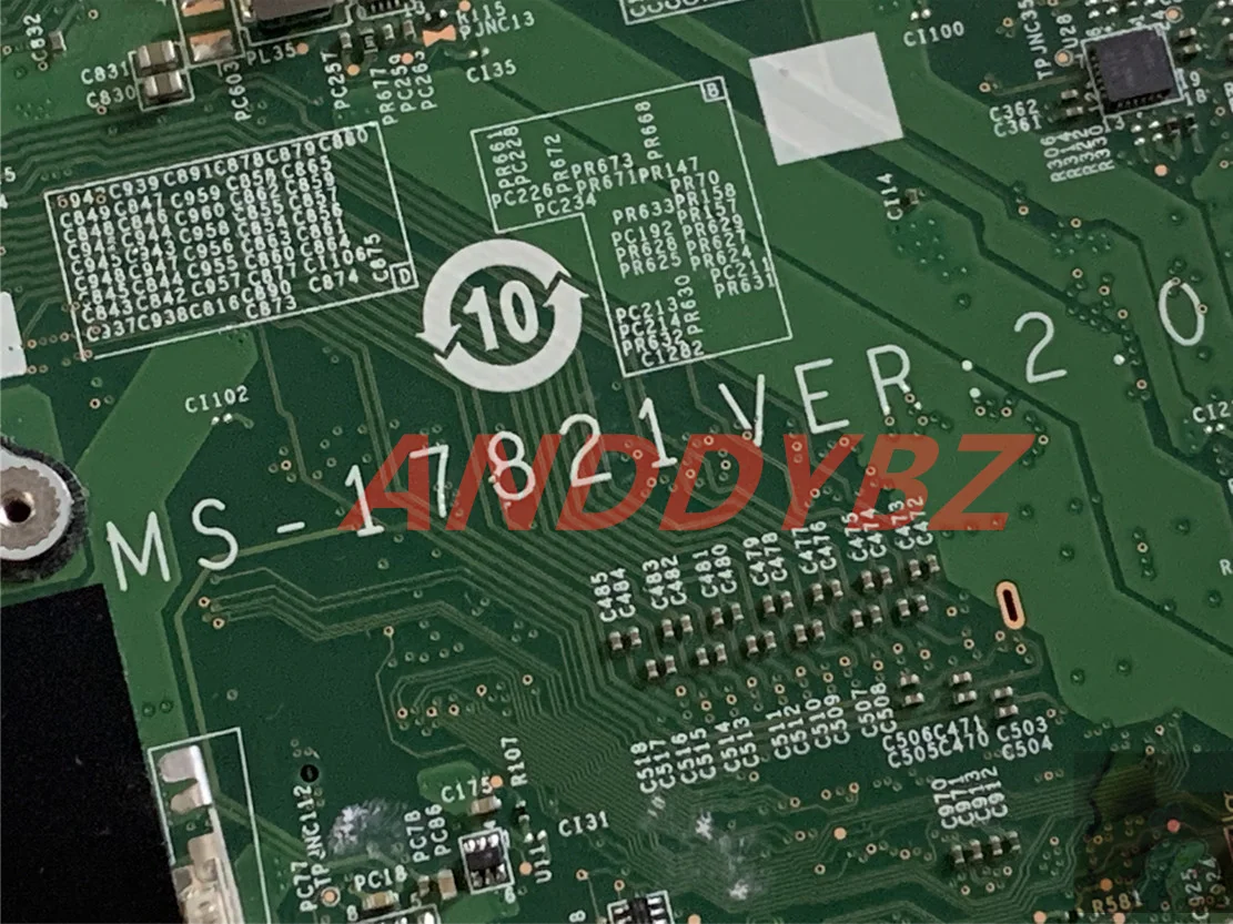 MS-17821 VER 2 0 для MSI GT72S 6QF MS-1782 notebook CPU системная плата i7-6700hq DDR4 100% рабочий тест |