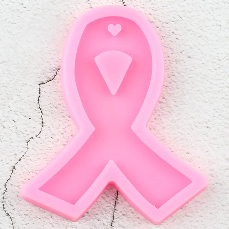 Shiny Conscious Cancer Ribbon Silcione Keychain Mold Bow Epoxy Resin Mould Handmade DIY Craft Jewelry Making Pendant Necklace
Shiny Conscious Cancer Ribbon Silcione Keychain Mold Bow Epoxy Resin Mould Handmade DIY Craft Jewelry Making Pendant Necklace