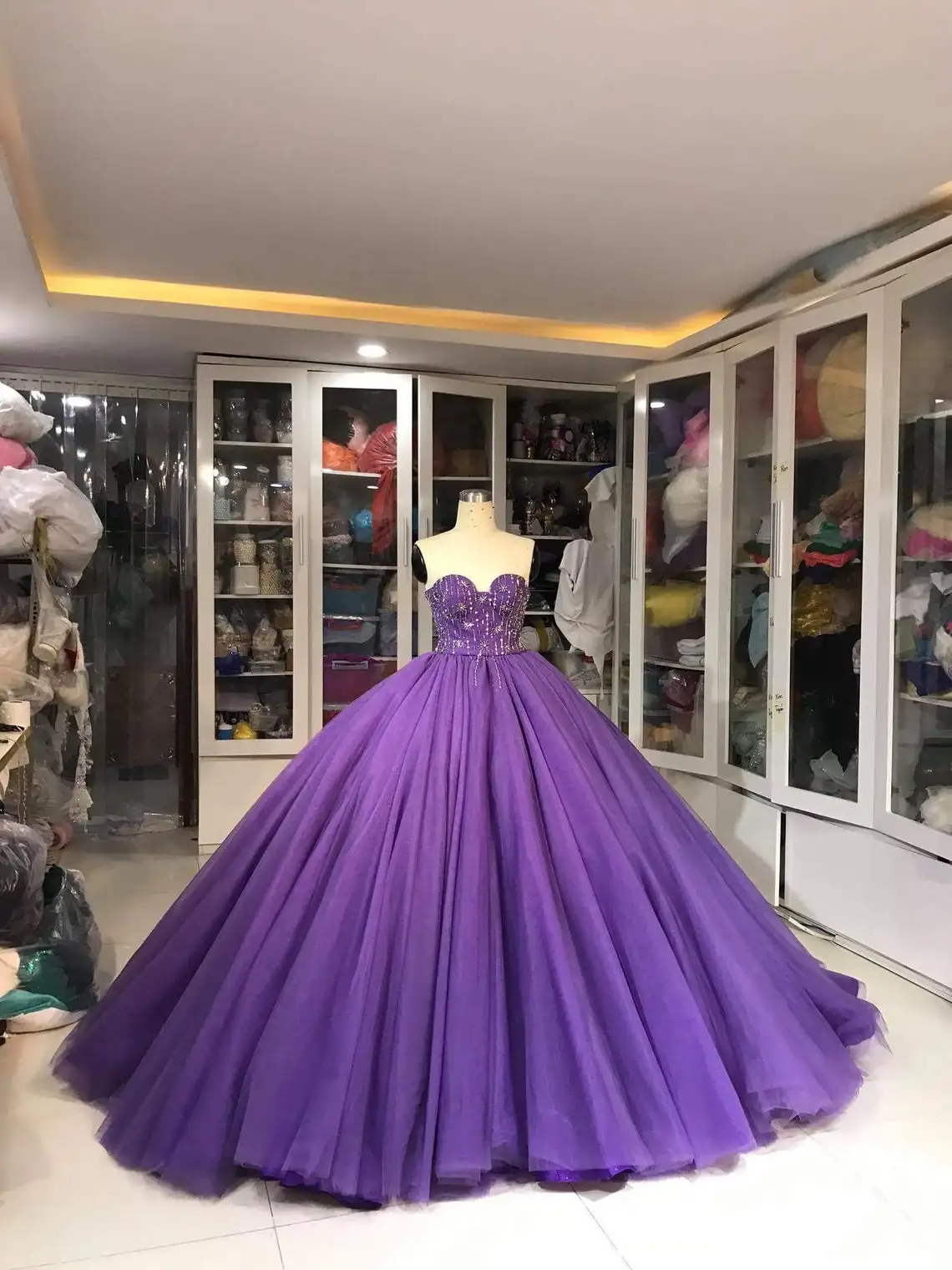 CloverBridal 2021 Beaded Sweetheart Tulle Purple Quinceanera Dress Sweetheart Ball Gown платья на выпускной 2021 WQ9847
CloverBridal 2021 Beaded Sweetheart Tulle Purple Quinceanera Dress Sweetheart Ball Gown платья на выпускной 2021 WQ9847