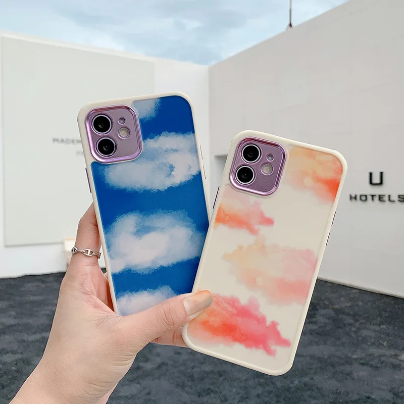 Fashion Colored clouds Painting Phone Case For iphone 12 mini 11 13 Pro Max 7 8 plus X XR XS Max SE 2020 Cute Silicone Cover
Fashion Colored clouds Painting Phone Case For iphone 12 mini 11 13 Pro Max 7 8 plus X XR XS Max SE 2020 Cute Silicone Cover