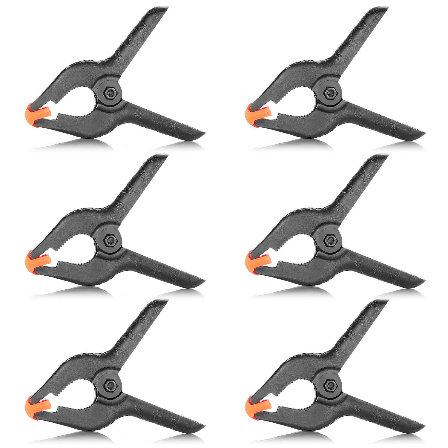 Neewer 4.5"/11.4cm 6Pcs Heavy Duty Muslin Spring Clamps Clips Photo Studio Backdrops Backgrounds Woodworking A Style Clamps Kit
Neewer 4.5"/11.4cm 6Pcs Heavy Duty Muslin Spring Clamps Clips Photo Studio Backdrops Backgrounds Woodworking A Style Clamps Kit