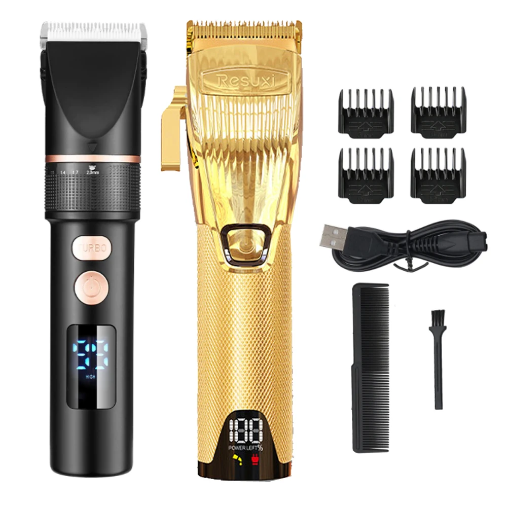 2pcs Gold Men's Hair Trimmer Set USB Charge Electric Shaver Beard Barber Hair Cutting Machine Hair Cut T-Outliner
2pcs Gold Men's Hair Trimmer Set USB Charge Electric Shaver Beard Barber Hair Cutting Machine Hair Cut T-Outliner