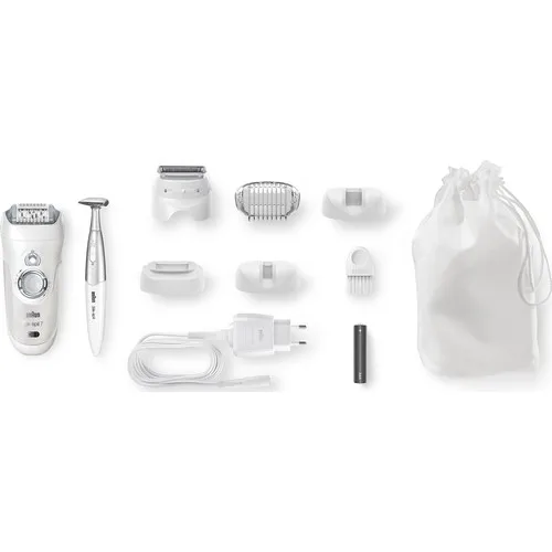 

Braun Silk-epil 7 7-561 Wet and Dry Wireless Epilator/Hair Removal + Bikini Zone Chopper Include 8 PCs extra