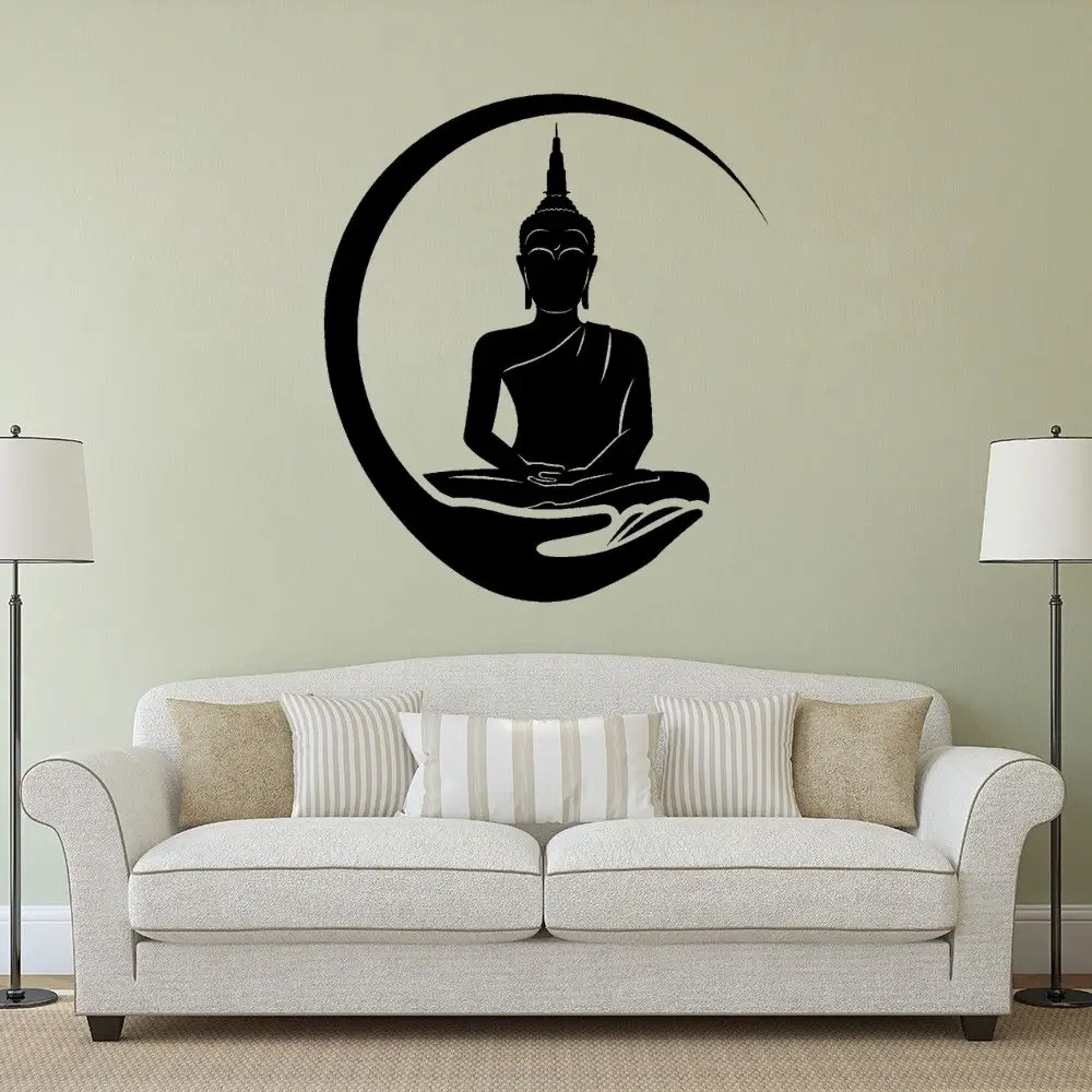 Sitting Buddha in Hand Lotus Buddhism SYMBOL ART DECAL Wall Sticker For Living Room Decor A0068452
Sitting Buddha in Hand Lotus Buddhism SYMBOL ART DECAL Wall Sticker For Living Room Decor A0068452