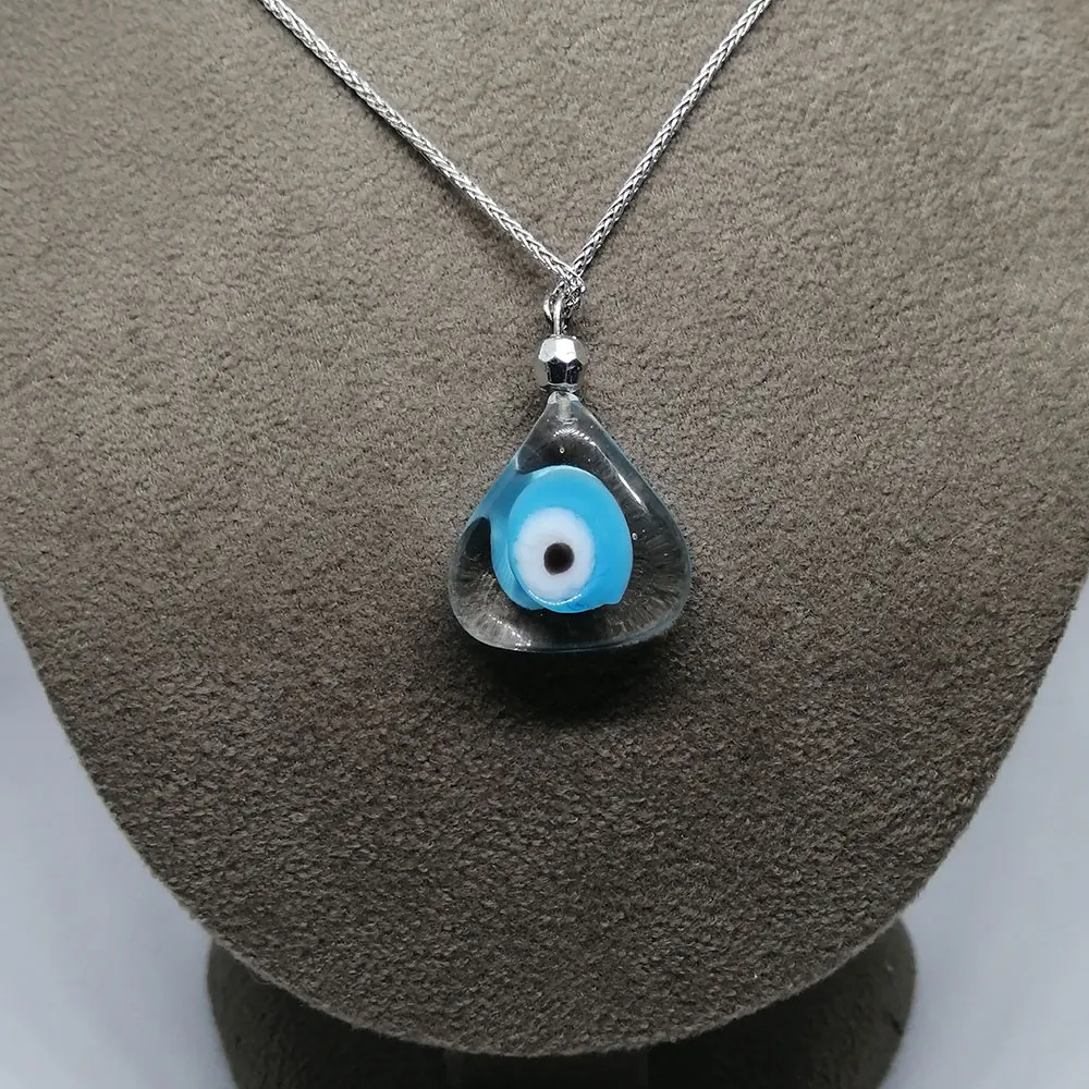 Glass Pendant For Women Sterling Silver 925 Jewelry Necklace Devil Eye - Neck Pendants, Women's Accessories Gifts For Her
Glass Pendant For Women Sterling Silver 925 Jewelry Necklace Devil Eye - Neck Pendants, Women's Accessories Gifts For Her