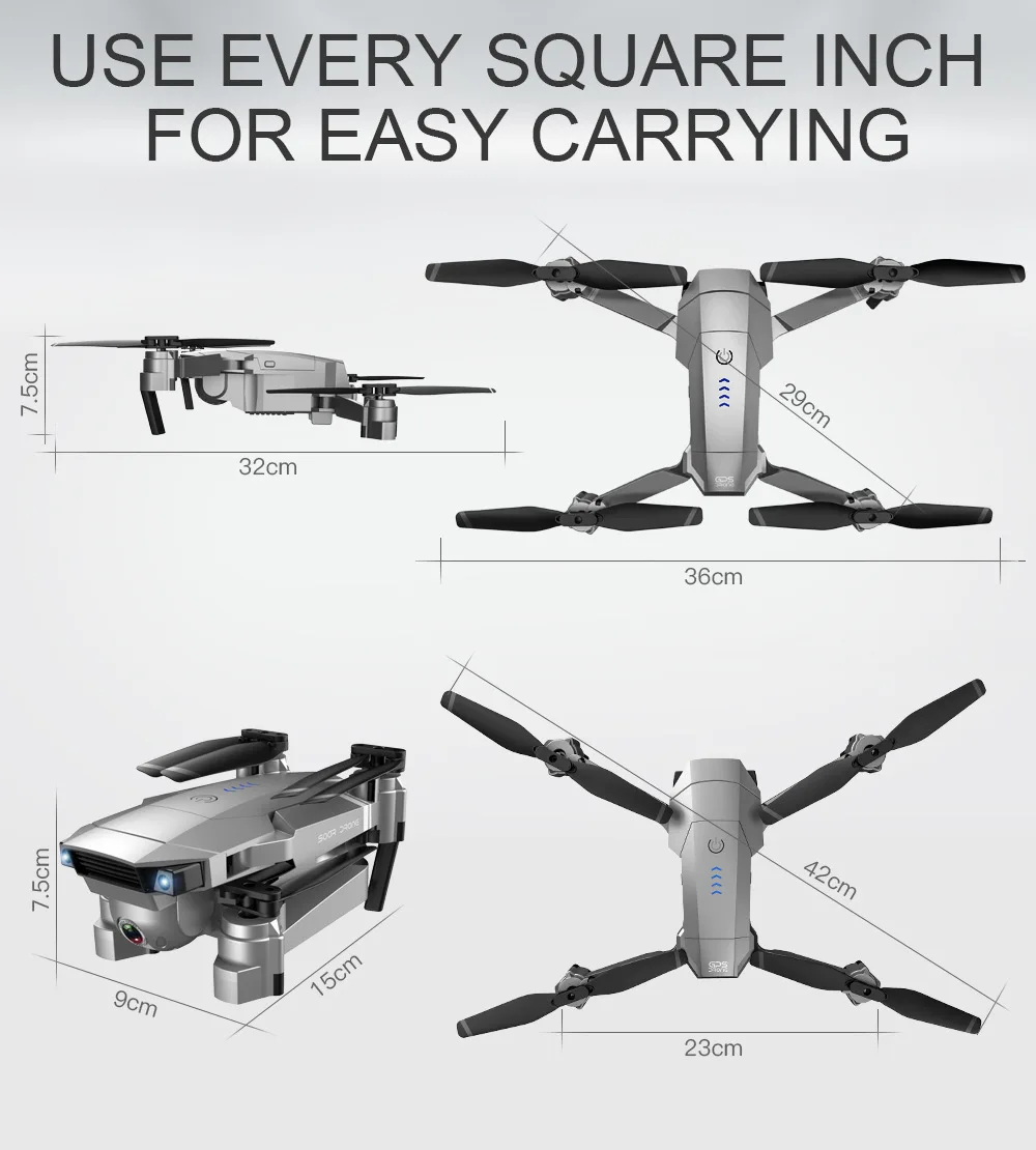 Original SG907 GPS Drone with 4K HD Adjustable Camera Wide Angle 5G WIFI FPV RC Quadcopter Professional Foldable Drones VS ZLL
Original SG907 GPS Drone with 4K HD Adjustable Camera Wide Angle 5G WIFI FPV RC Quadcopter Professional Foldable Drones VS ZLL