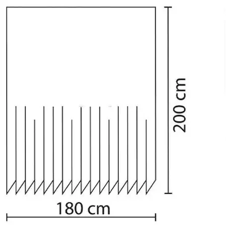 Zethome Jackline Prefer Bath Shower Curtain 6303 Single Wing 1 x180X200 306672669
Zethome Jackline Prefer Bath Shower Curtain 6303 Single Wing 1 x180X200 306672669