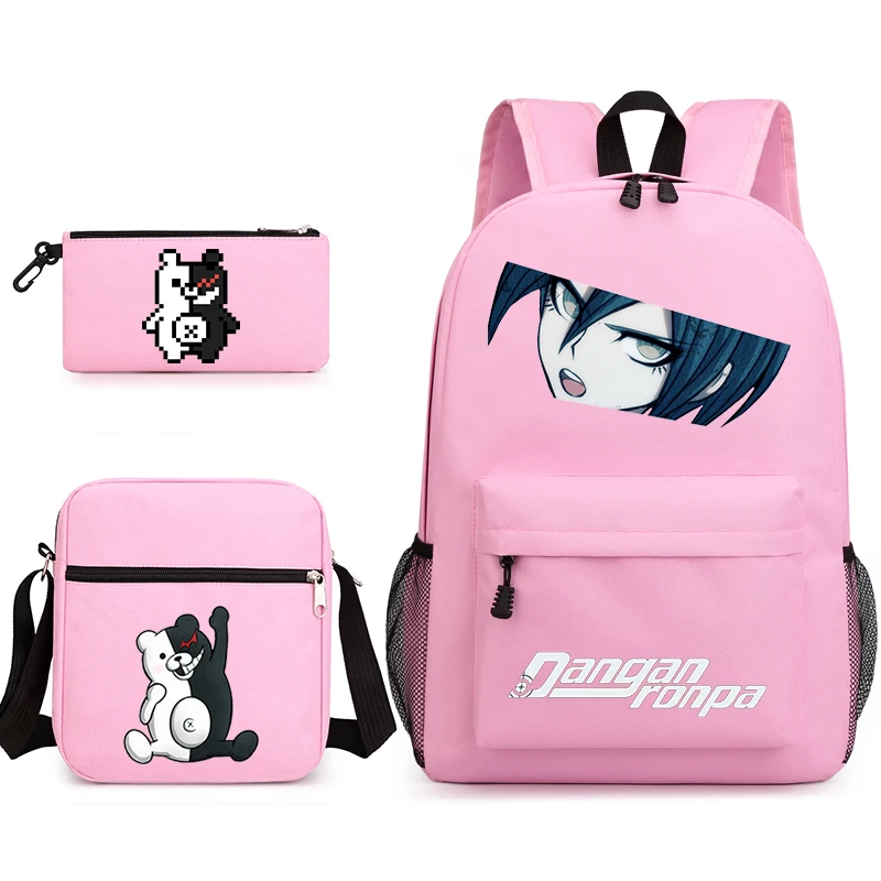 Popular Danganronpa printing fashion travel backpack student school bag laptop bag shoulder bag pen bag 3 piece set
Popular Danganronpa printing fashion travel backpack student school bag laptop bag shoulder bag pen bag 3 piece set