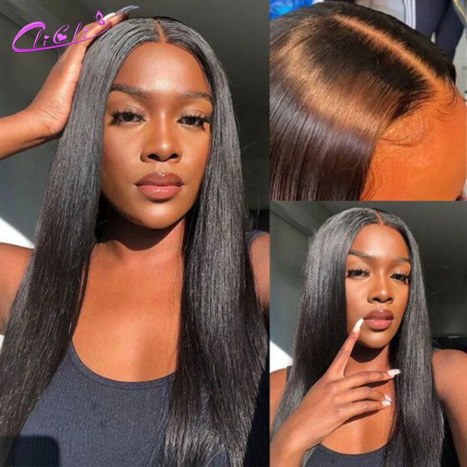 Bone Straight Human Hair Wigs 4x4 Lace Closure Wig Straight Brazilian Wig 13x1+4x1 T Part Lace Wig Human Hair Pre Plucked Wig
Bone Straight Human Hair Wigs 4x4 Lace Closure Wig Straight Brazilian Wig 13x1+4x1 T Part Lace Wig Human Hair Pre Plucked Wig