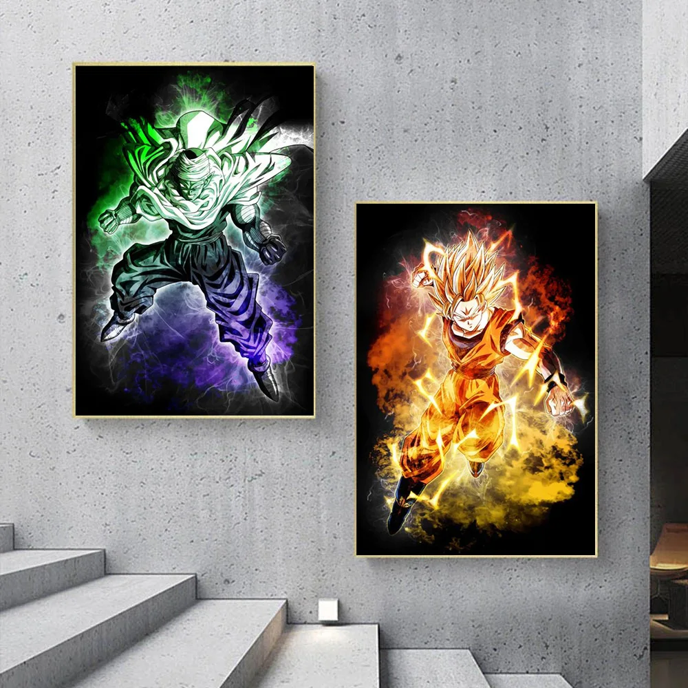 Goku Dragon Ball Vegeta Posters and Prints Japanese Anime Canvas Painting Wall Art Picture Children's Room Home Decor Cuadros
Goku Dragon Ball Vegeta Posters and Prints Japanese Anime Canvas Painting Wall Art Picture Children's Room Home Decor Cuadros
