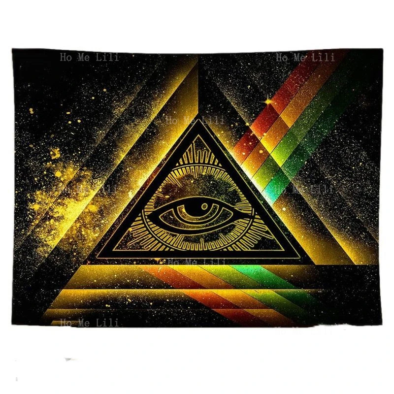 Egyptian Pyramid Eye Tapestry Golden Vintage Art Wall Hanging Background Cloth For Living Room Bedroom Dormitory Decoration
Egyptian Pyramid Eye Tapestry Golden Vintage Art Wall Hanging Background Cloth For Living Room Bedroom Dormitory Decoration