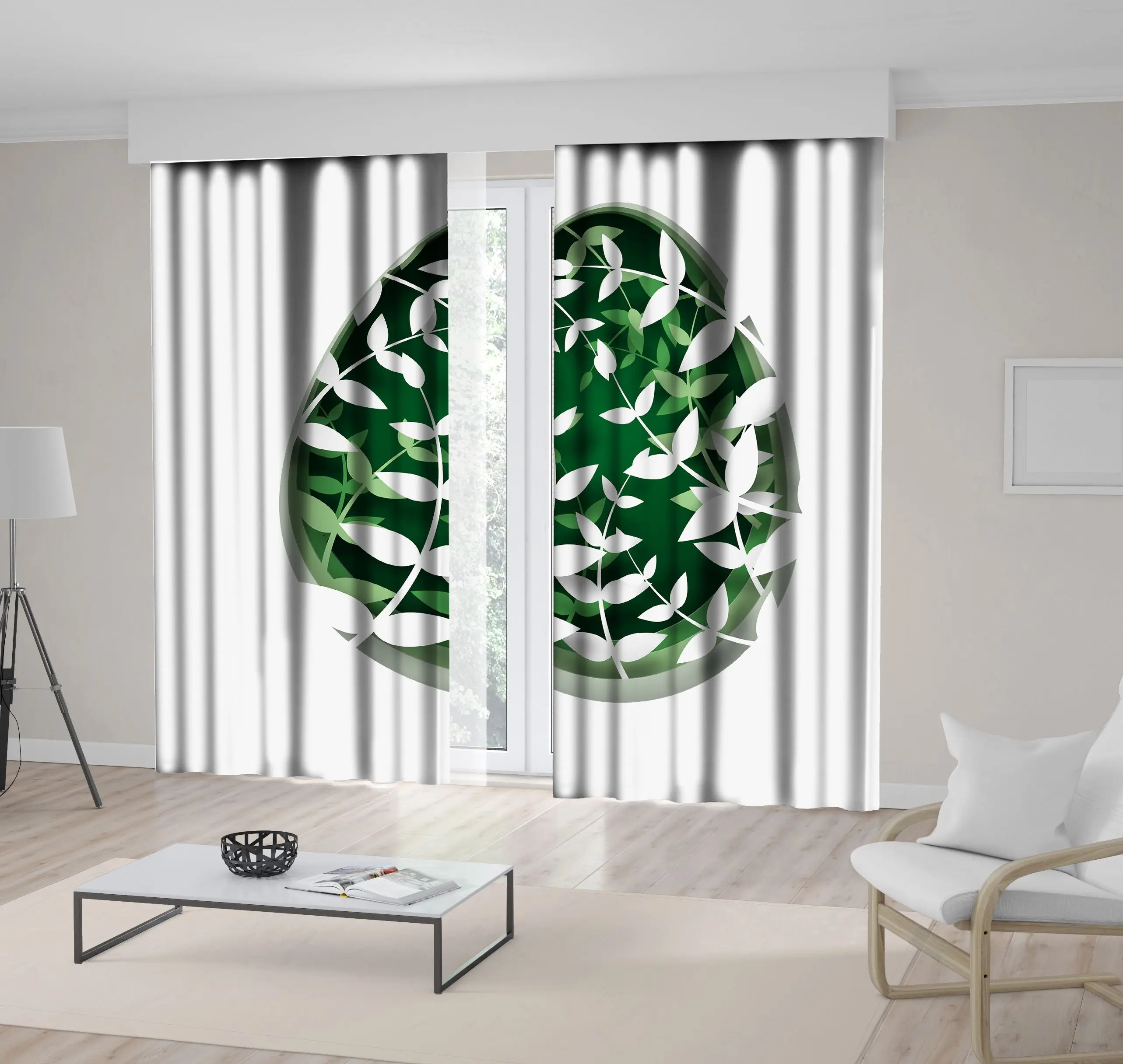 Curtain Plants Grasses Greenery in an Egg Paper Cut Art Spring Decorative Illustration Green White
Curtain Plants Grasses Greenery in an Egg Paper Cut Art Spring Decorative Illustration Green White