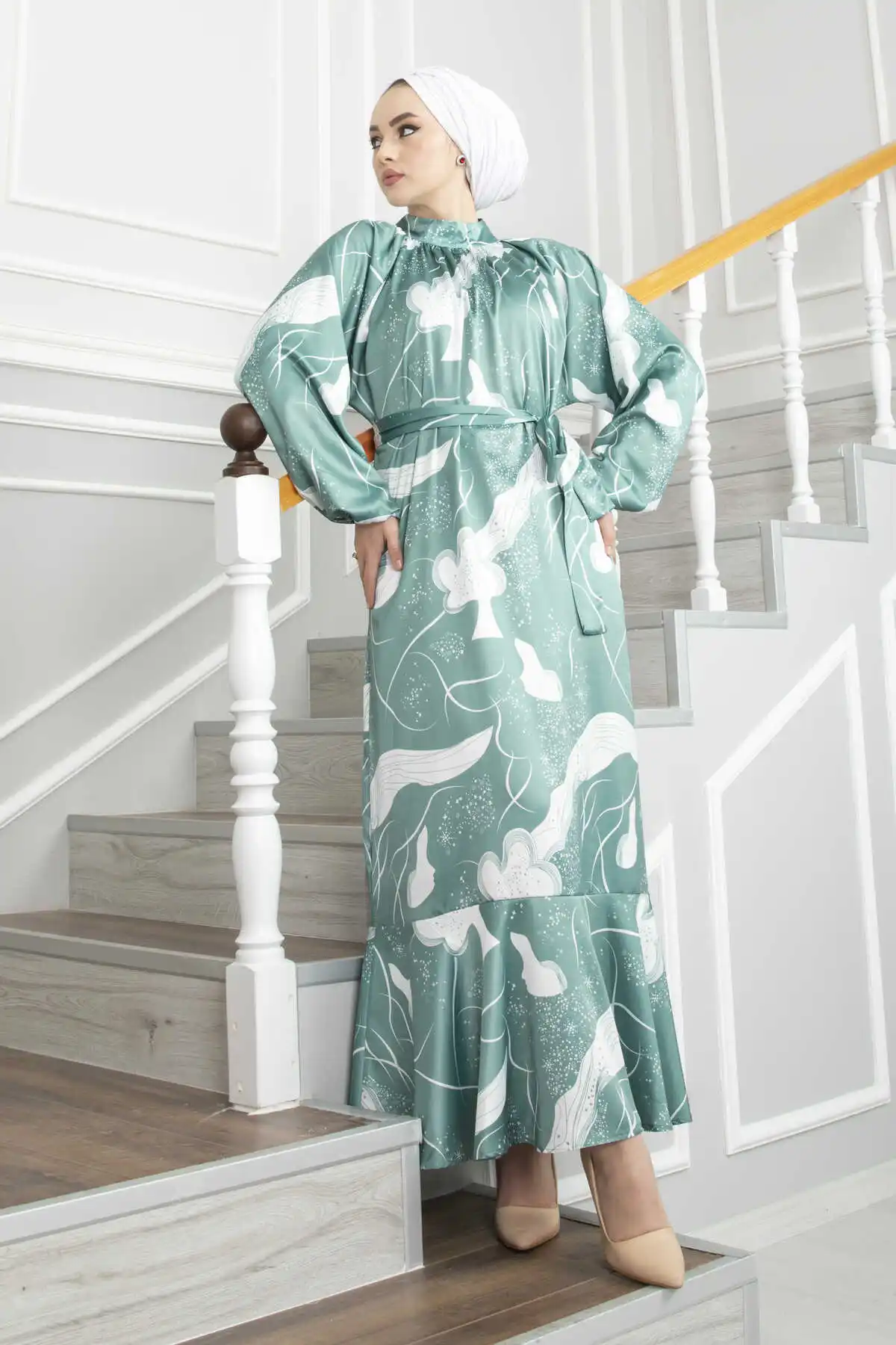 Women Satin Patterned Hijab Dress Ramadan Muslim Fashion Long Solid Color İslamic Clothing Abaya Turkey African Djellaba Femme
Women Satin Patterned Hijab Dress Ramadan Muslim Fashion Long Solid Color İslamic Clothing Abaya Turkey African Djellaba Femme