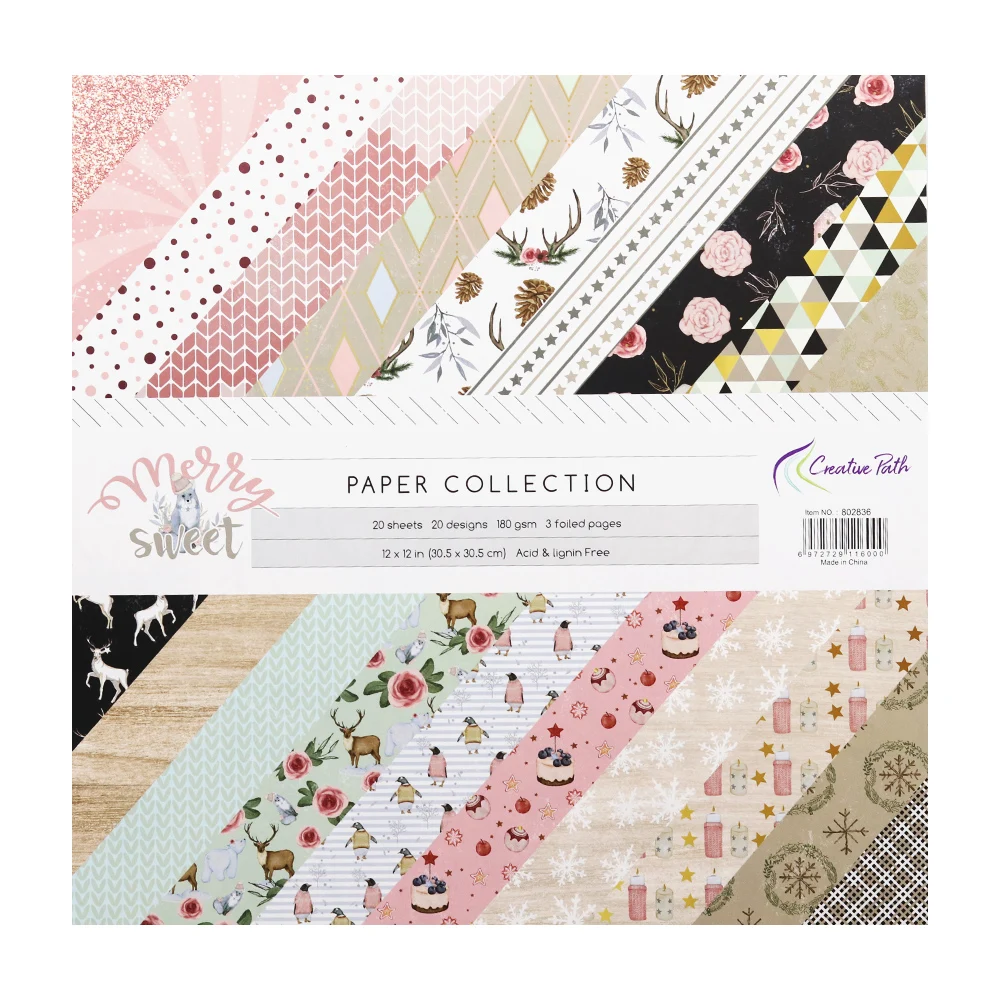 Creative Path 12 Inch Scrapbooking Paper 20 Sheet Craft Background Decorative Pattern Xmas Designer Pack DIY 305x305mm Acid Free
Creative Path 12 Inch Scrapbooking Paper 20 Sheet Craft Background Decorative Pattern Xmas Designer Pack DIY 305x305mm Acid Free