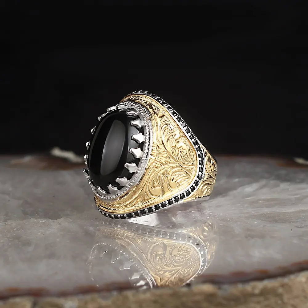Biotite Ring Sterling Silver Mens Ring with Oval Black Biotite Gemstone Handmade Vintage Ring Birthday Gifts Anniversary Gifts
Biotite Ring Sterling Silver Mens Ring with Oval Black Biotite Gemstone Handmade Vintage Ring Birthday Gifts Anniversary Gifts