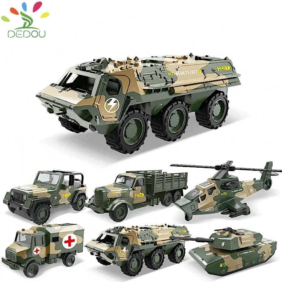 DEDOU Toy Alloy Mlilitary Series Children's Toys Camouflage Helicopter Airplane Off-road Tank Car Armored Car Model Toy
DEDOU Toy Alloy Mlilitary Series Children's Toys Camouflage Helicopter Airplane Off-road Tank Car Armored Car Model Toy