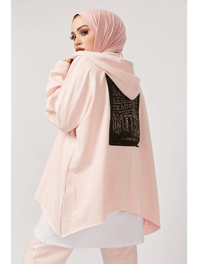 Laila Women Powder Color Oversize 2 piece Set tracksuit fashion Kaponu Hijab Sports Clothing Turkey Muslim Islamic Long Sleeve Casual
Laila Women Powder Color Oversize 2 piece Set tracksuit fashion Kaponu Hijab Sports Clothing Turkey Muslim Islamic Long Sleeve Casual