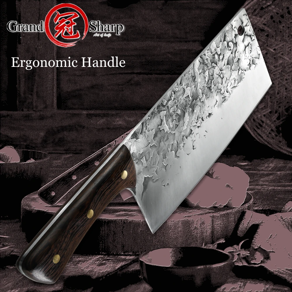 Professional Cleaver Knife Full Tang Chef Butcher Kitchen Knives BBQ Camping Restaurant Cooking Tools NEW Dropshipping Product
Professional Cleaver Knife Full Tang Chef Butcher Kitchen Knives BBQ Camping Restaurant Cooking Tools NEW Dropshipping Product
