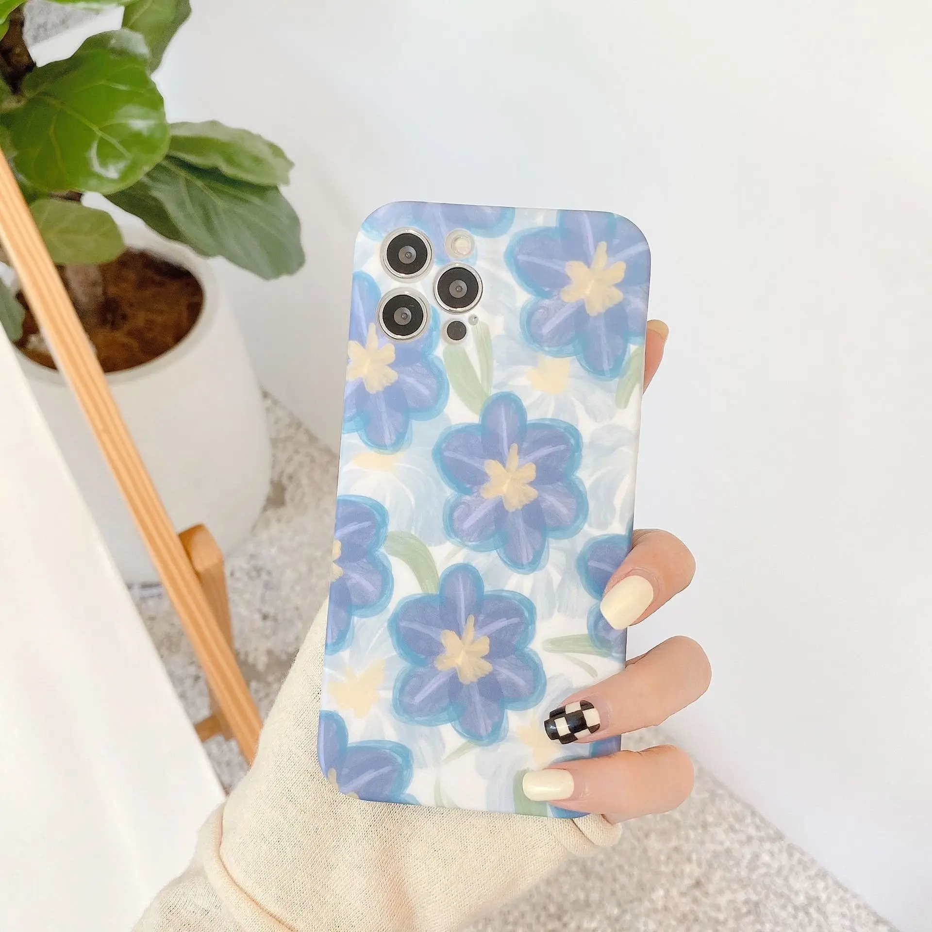 Art Blue Flower Phone Case For iPhone 12 Mini 11 Pro XS XR Max X SE 3 2020 13 8 6 6 S 7 Plus Silicone Floral Back Cover Funda
Art Blue Flower Phone Case For iPhone 12 Mini 11 Pro XS XR Max X SE 3 2020 13 8 6 6 S 7 Plus Silicone Floral Back Cover Funda