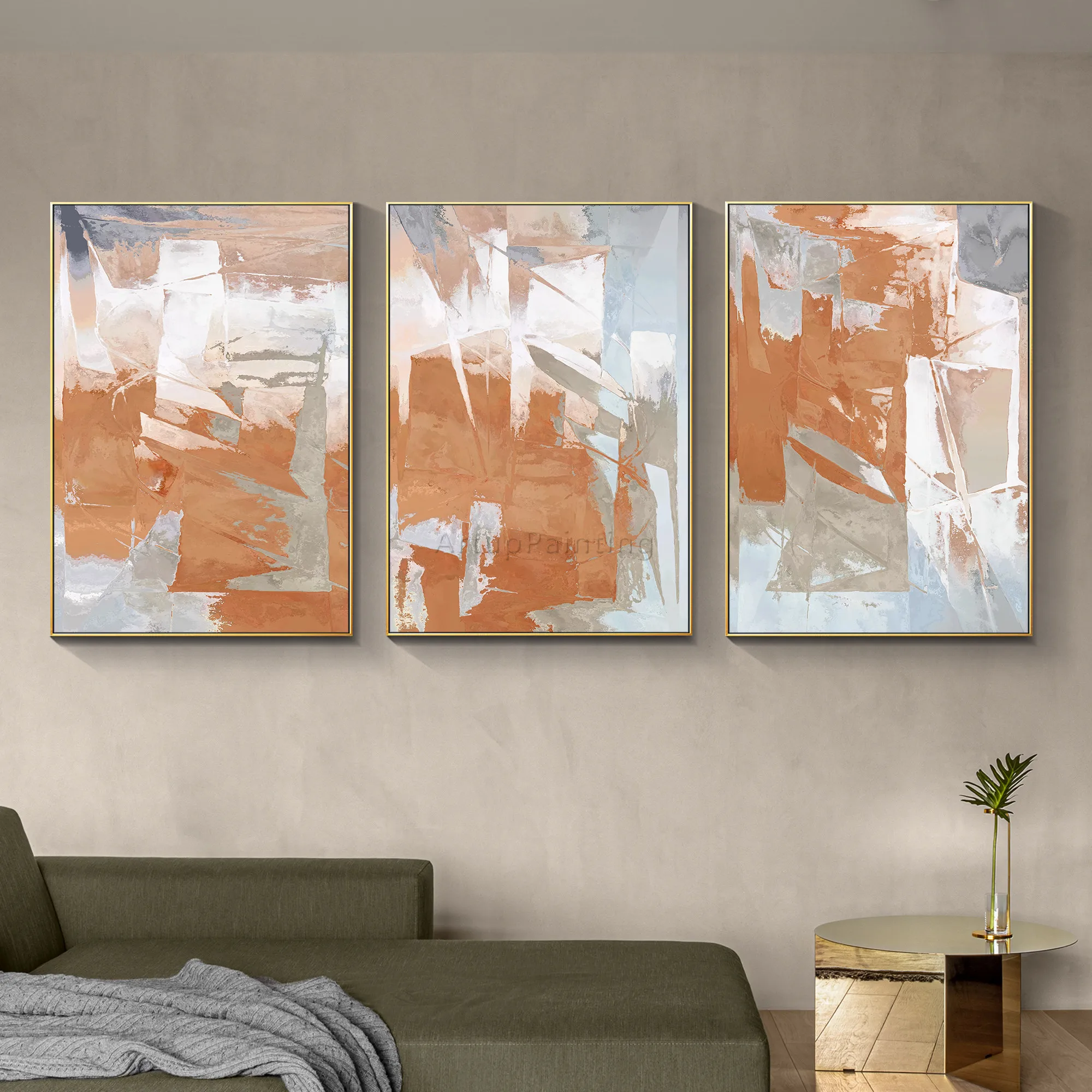 Set of 3 Chocolate brown Canvas Painting Modern abstract Original Large wall art Flower Acrylic Painting living room Home decor
Set of 3 Chocolate brown Canvas Painting Modern abstract Original Large wall art Flower Acrylic Painting living room Home decor