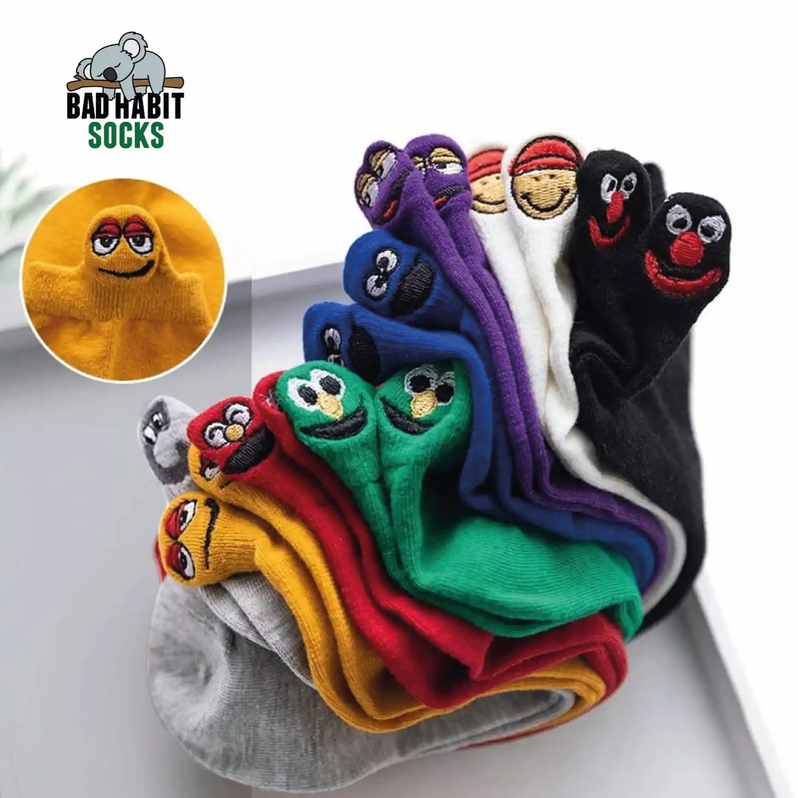 8 Pairs Lot Unisex Smiling Ankle Socks 2021 Spring Cotton Color Novelty Cute Smiling Embroidery Casual Funny Ankle Socks
8 Pairs Lot Unisex Smiling Ankle Socks 2021 Spring Cotton Color Novelty Cute Smiling Embroidery Casual Funny Ankle Socks
