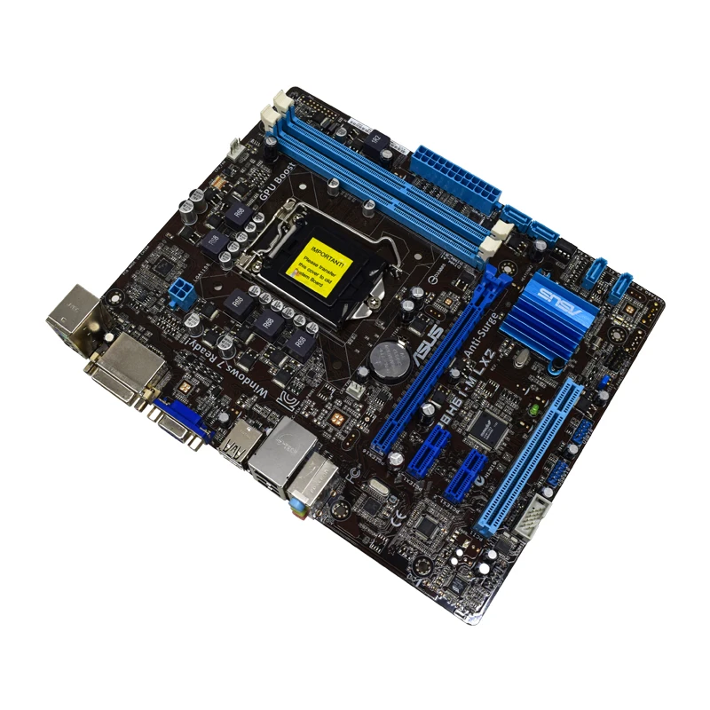 Материнская плата Asus P8H61-M LX2 с процессором intel Core I3 2120 и DDR3 DIMM 8G LGA 1155 материнская Intel