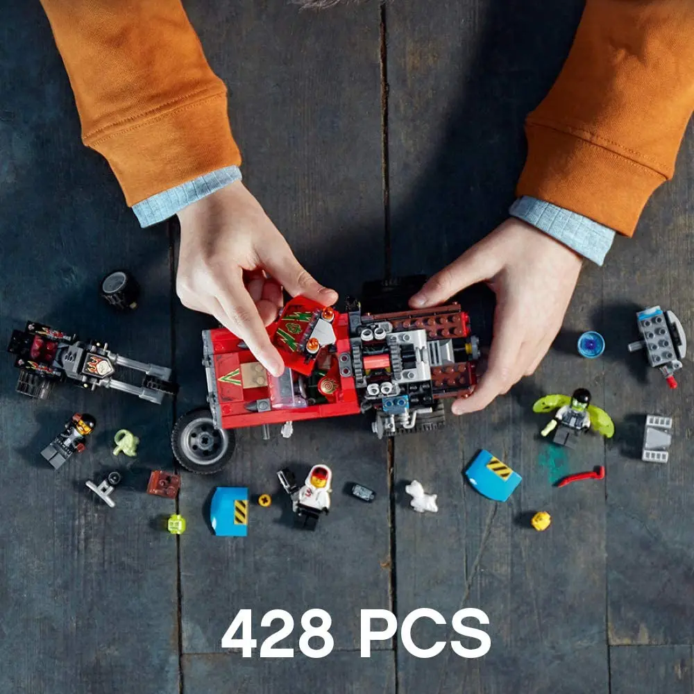 LEGO Hidden Side El Fuegos Stunt Truck 70421 Building Kit, Ghost Playset for 8+ Year Old Boys and Girls, Interactive Augmented 
LEGO Hidden Side El Fuegos Stunt Truck 70421 Building Kit, Ghost Playset for 8+ Year Old Boys and Girls, Interactive Augmented