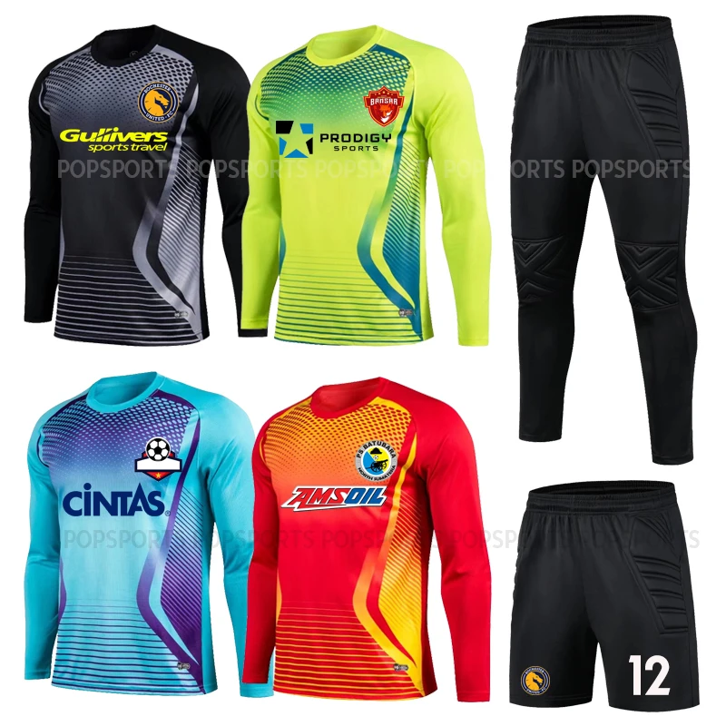 New Profession Goalkeeper Jersey Soccer uniforms set Football Adult Goalkeeper Uniforms Suit Long Sleeve Soccer Jerseys Set
New Profession Goalkeeper Jersey Soccer uniforms set Football Adult Goalkeeper Uniforms Suit Long Sleeve Soccer Jerseys Set