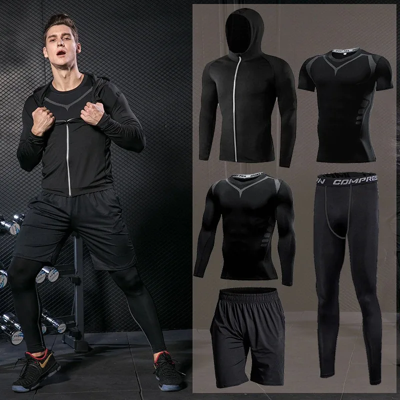 Men Jogging Suit Compression Fitness Joggers Sportswear For Men Sportswear Sweatpants Male Activewear Suits Jacket
Men Jogging Suit Compression Fitness Joggers Sportswear For Men Sportswear Sweatpants Male Activewear Suits Jacket