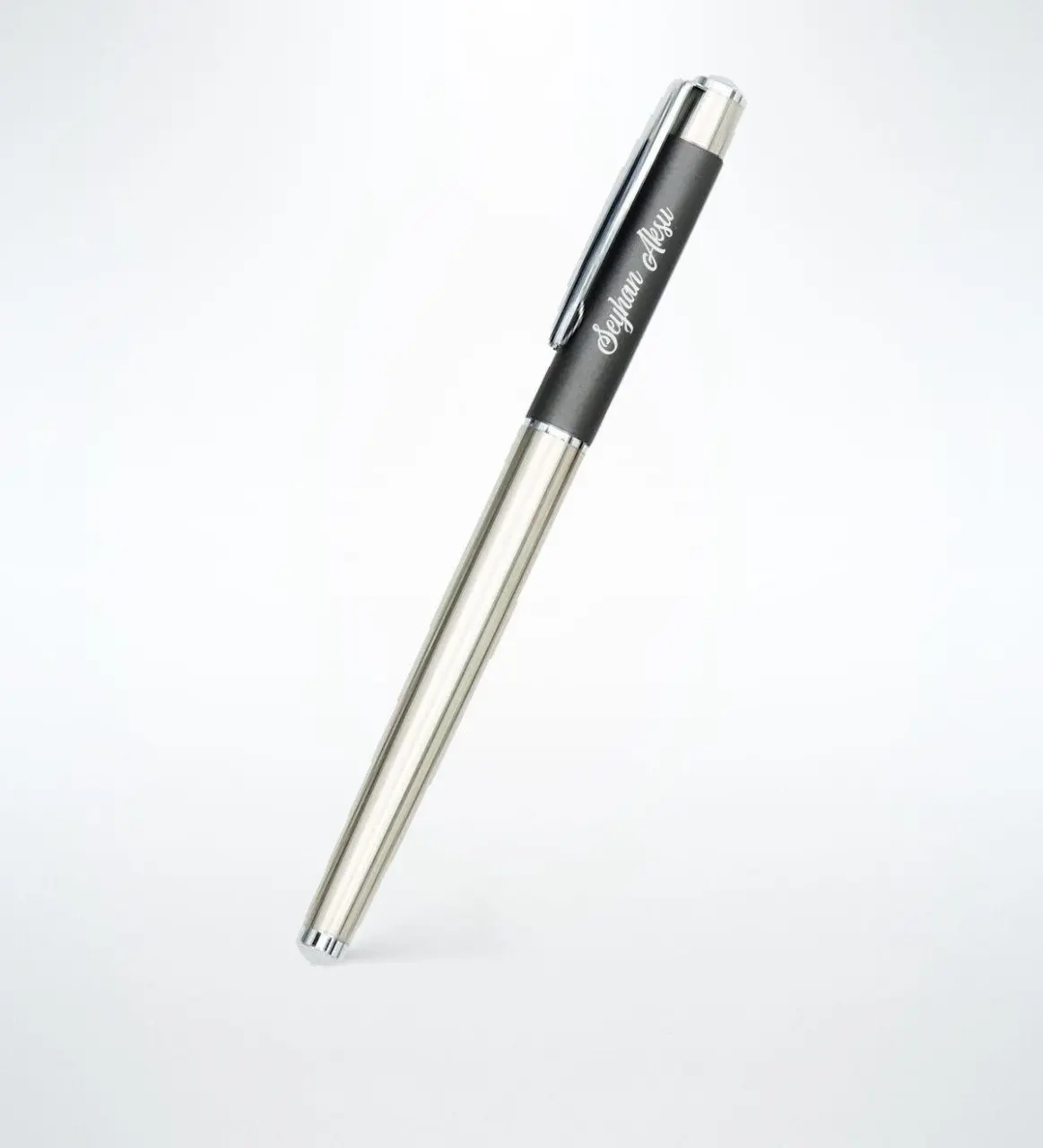 Персонализированные копченые металлические роликовые ручки (модель