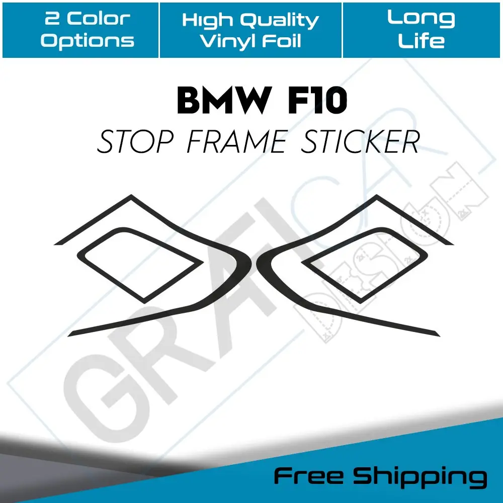 BMW F10 Tail Lamp Frame Sticker-Your Special Creative Accessory-Vinyl Foil-Long Life-Waterproof 
BMW F10 Tail Lamp Frame Sticker-Your Special Creative Accessory-Vinyl Foil-Long Life-Waterproof