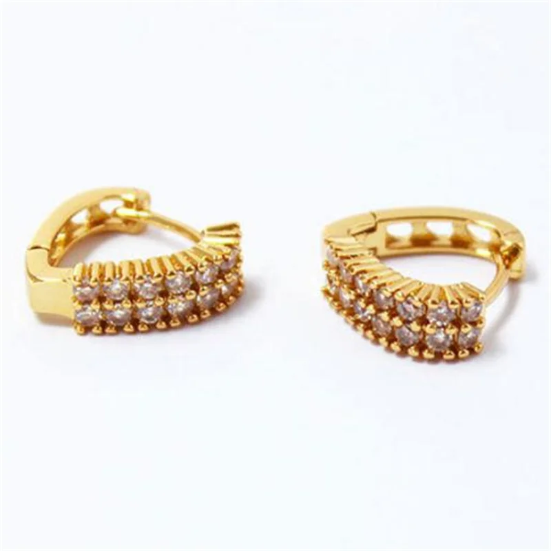Fashionable Micro-Inlaid Zircon Love Gold Peach Heart Ear Buckle Female Earrings
Fashionable Micro-Inlaid Zircon Love Gold Peach Heart Ear Buckle Female Earrings