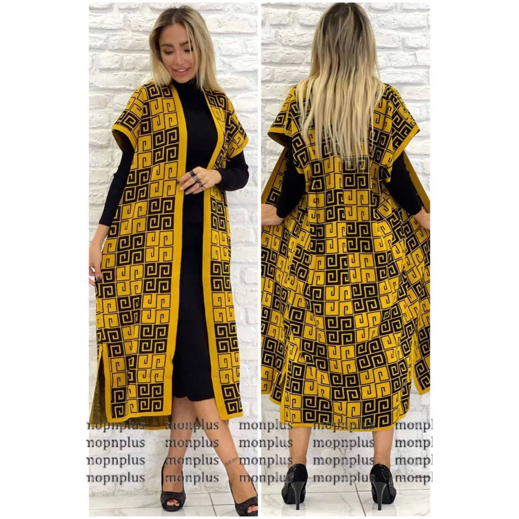 2 Piece Women's Set Maxi Dress and Bat wing Sleeve Maxi Square Pattern Cardigan Knitted Suit Turkey Muslim Clothing Turkey Abaya
2 Piece Women's Set Maxi Dress and Bat wing Sleeve Maxi Square Pattern Cardigan Knitted Suit Turkey Muslim Clothing Turkey Abaya