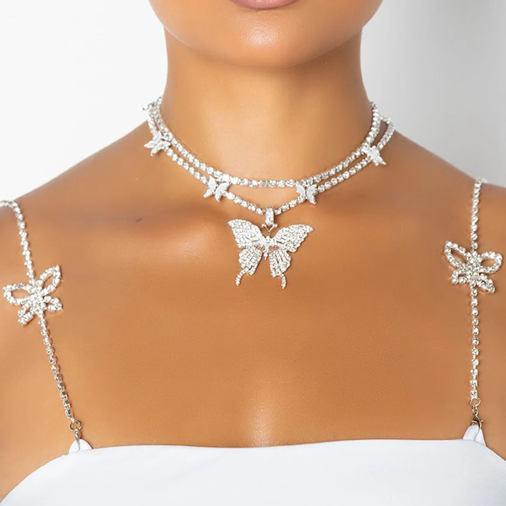 1 Pair Butterfly Rhinestone Bra Straps Belt Women Wedding Bridal Prom Crystal Underwear Straps Removable Intimates Accessories
1 Pair Butterfly Rhinestone Bra Straps Belt Women Wedding Bridal Prom Crystal Underwear Straps Removable Intimates Accessories