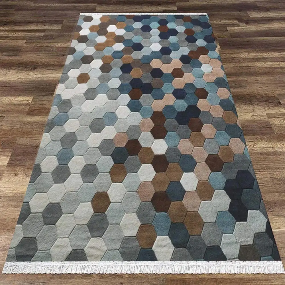 Else Green Brown Hexagons Geometric Vintage Retro Aging 3d Print Anti Slip Kilim Washable Decorative Area Rug Bohemian Carpet
Else Green Brown Hexagons Geometric Vintage Retro Aging 3d Print Anti Slip Kilim Washable Decorative Area Rug Bohemian Carpet