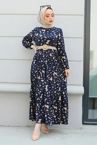Beli Shirred Skirt Frilly Dress 17647-1 Navy Blue, Women 'S Clothing, Ladies Dress
Beli Shirred Skirt Frilly Dress 17647-1 Navy Blue, Women 'S Clothing, Ladies Dress